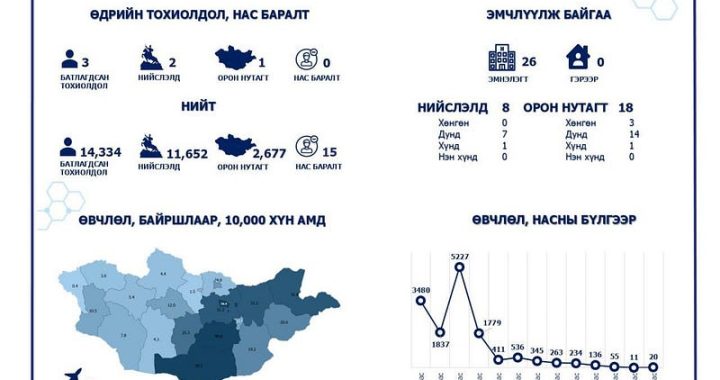 ХӨСҮТ: Улаанбурхан өвчнөөр 15-19 насны 1779 хүүхэд өвджээ
