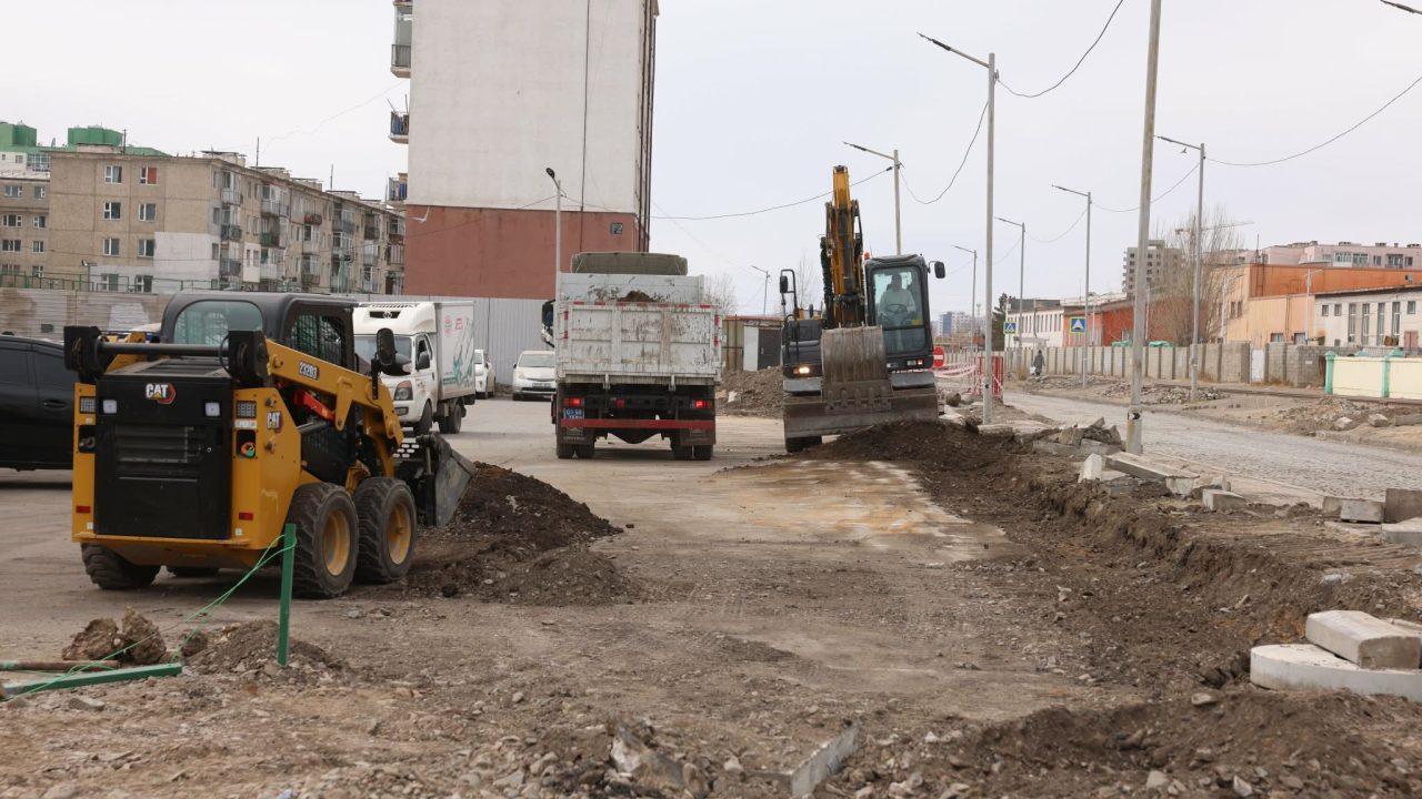 “Тэсо” компанийн урд талд 450 метр борооны ус зайлуулах шугам суурилууллаа