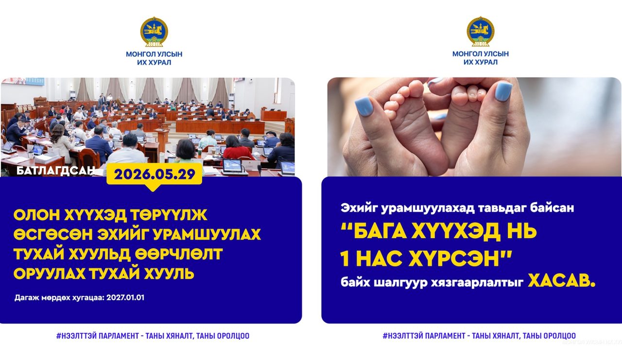 “Эхийн алдар” одонгийн шаардлагыг хөнгөрүүллээ