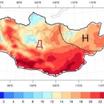 Наймдугаар сард ихэнх нутгаар олон жилийн дунджаас дулаан байна